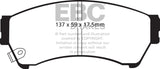 EBC Ultimax2 Front Brake Pads - UD1164