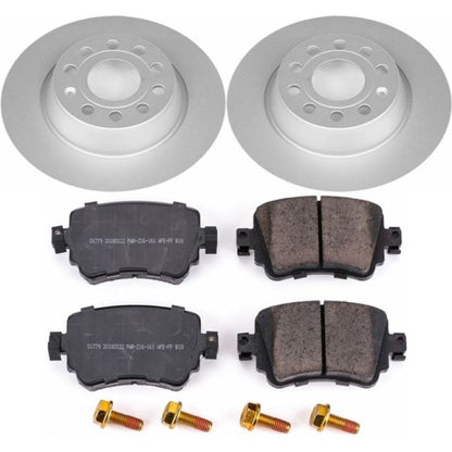 Power Stop 16-18 Audi Q3 Rear Z23 Evolution Sport Coated Brake Kit PowerStop