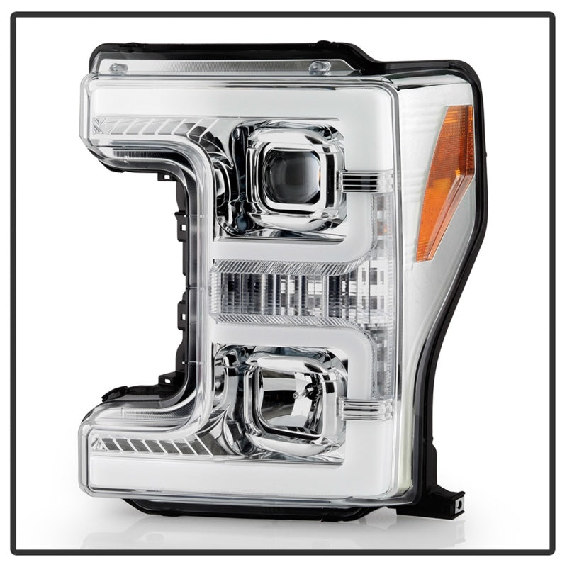 Spyder Ford F-250/F-350/F450 Super Duty 17-18 Projector Headlights Chrome PRO-YD-FS17-SBSEQ-C SPYDER