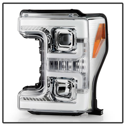 Spyder Ford F-250/F-350/F450 Super Duty 17-18 Projector Headlights Chrome PRO-YD-FS17-SBSEQ-C SPYDER