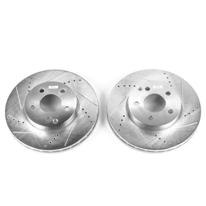 Power Stop 03-09 Mercedes-Benz E320 Front Evolution Drilled & Slotted Rotors - Pair PowerStop