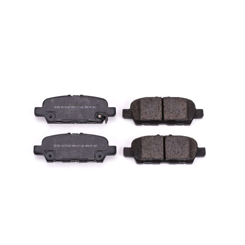 Power Stop 11-12 Infiniti EX35 Rear Z16 Evolution Ceramic Brake Pads PowerStop