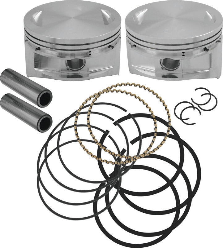 S&S Cycle 84-99 BT 4in Bore Forged Pistons - .010in - 92-1401