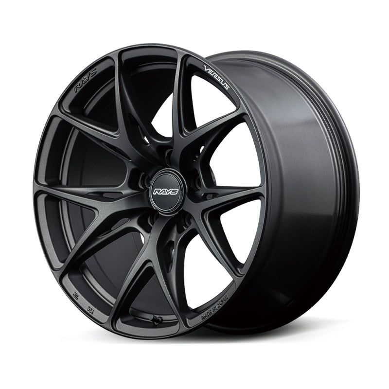 Versus VV21S 19X8.0 +45 5-112 Matte Super Dark Gunmetal