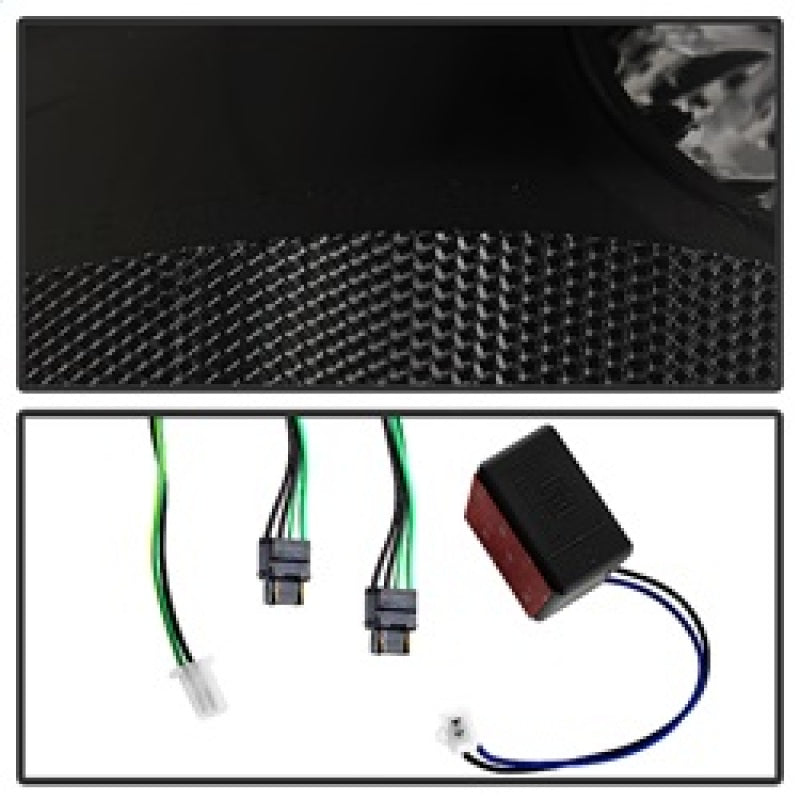 Xtune Mc Yukon/Yukon Denali 07-14 LED Tail Lights Black Smoked ALT-JH-CSUB07-LED-G2-BSM SPYDER