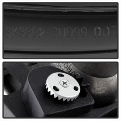 Spyder GMC Sierra 1500/2500/3500 99-06 Projector Headlights LED Halo LED Smoke PRO-YD-CDE00-HL-SMC SPYDER