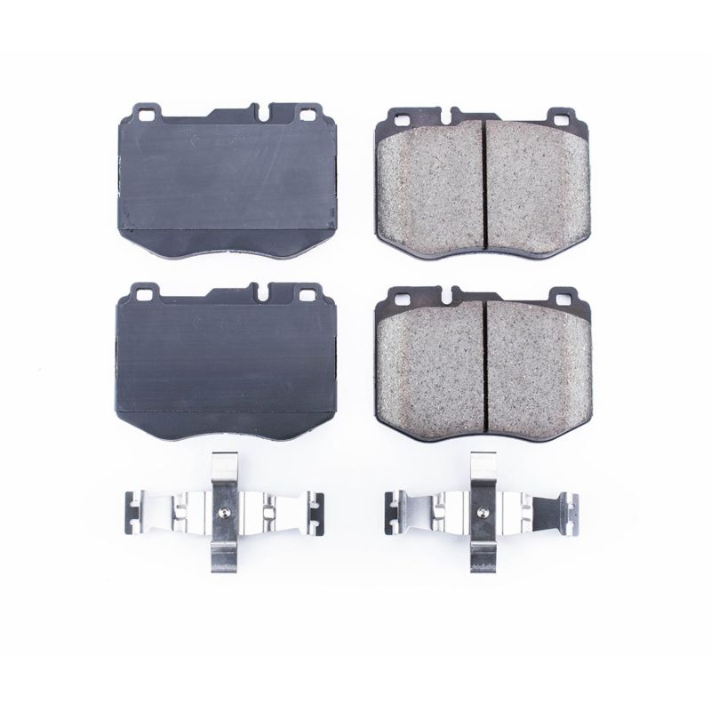 Power Stop 15-17 Mercedes-Benz C300 Front Z17 Evolution Ceramic Brake Pads w/Hardware PowerStop