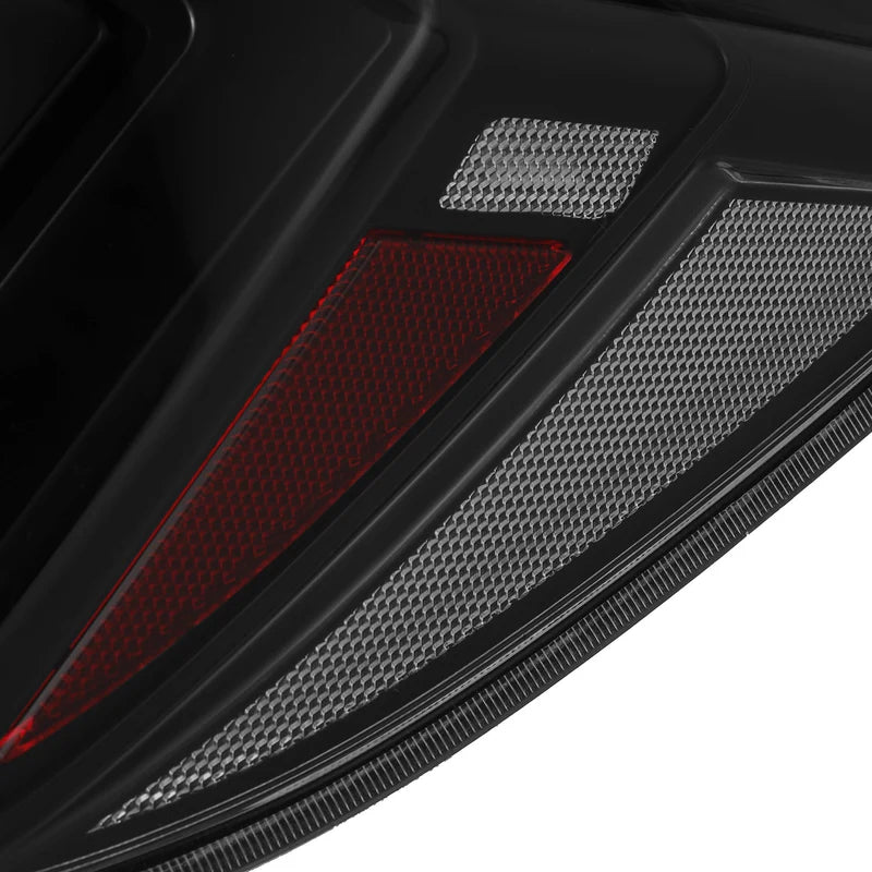 AlphaRex 676000 – NOVA-Series Prismatic LED Tail Lights for 2016–2021 Honda Civic Hatchback & Type-R (Alpha-Black)