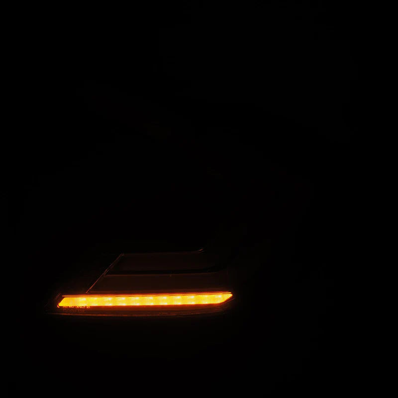 AlphaRex 676040 – NOVA-Series Prismatic LED Tail Lights for 2016–2021 Honda Civic Hatchback & Type-R (Clear Smoked Lens)