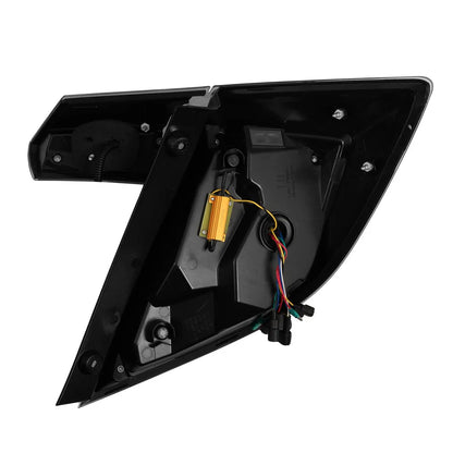 AlphaRex 676040 – NOVA-Series Prismatic LED Tail Lights for 2016–2021 Honda Civic Hatchback & Type-R (Clear Smoked Lens)