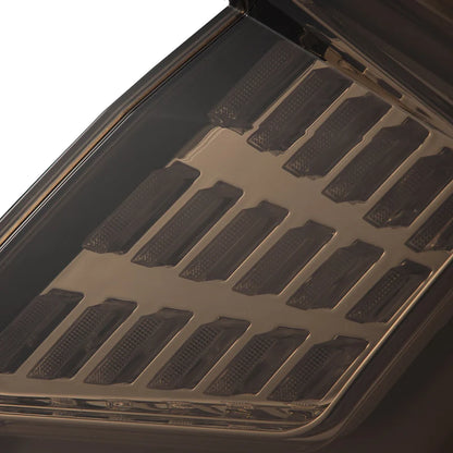 AlphaRex 676040 – NOVA-Series Prismatic LED Tail Lights for 2016–2021 Honda Civic Hatchback & Type-R (Clear Smoked Lens)