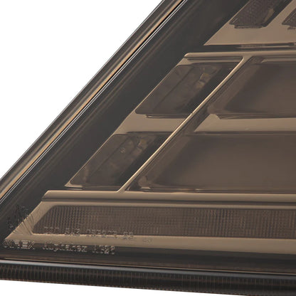 AlphaRex 676040 – NOVA-Series Prismatic LED Tail Lights for 2016–2021 Honda Civic Hatchback & Type-R (Clear Smoked Lens)