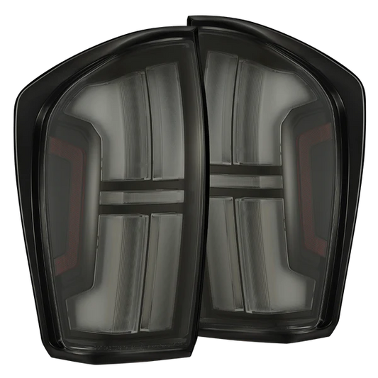 AlphaRex 16-23 Toyota Tacoma/Tundra NOVA-Series Prismatic LED Tail Lights Alpha-Black