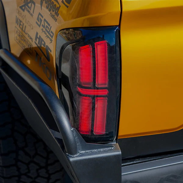 AlphaRex 16-23 Toyota Tacoma/Tundra NOVA-Series Prismatic LED Tail Lights Black