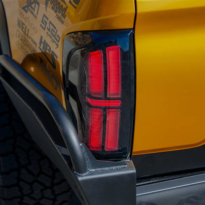 AlphaRex 16-23 Toyota Tacoma/Tundra NOVA-Series Prismatic LED Tail Lights Black
