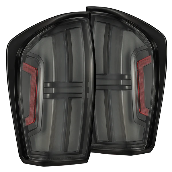 AlphaRex 16-23 Toyota Tacoma/Tundra NOVA-Series Prismatic LED Tail Lights Black