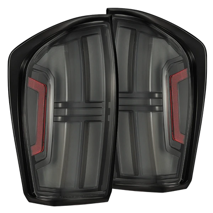 AlphaRex 16-23 Toyota Tacoma/Tundra NOVA-Series Prismatic LED Tail Lights Black