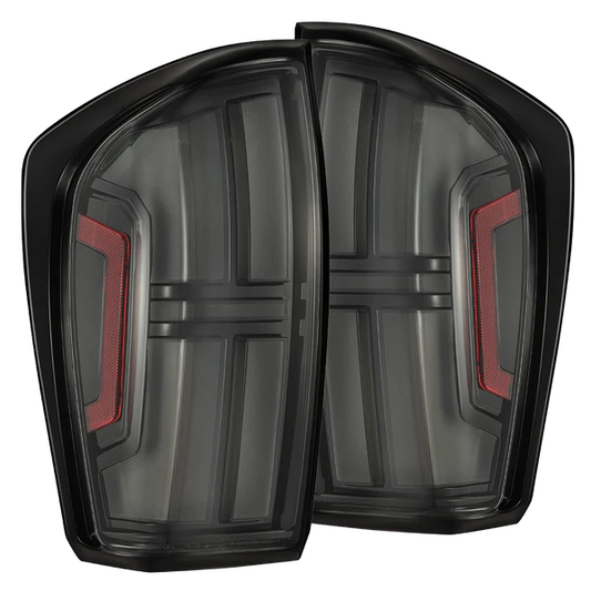 AlphaRex 16-23 Toyota Tacoma/Tundra NOVA-Series Prismatic LED Tail Lights Black