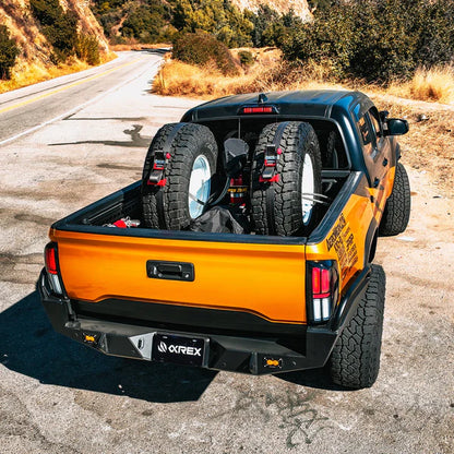 AlphaRex 16-23 Toyota Tacoma/Tundra NOVA-Series Prismatic LED Tail Lights Black