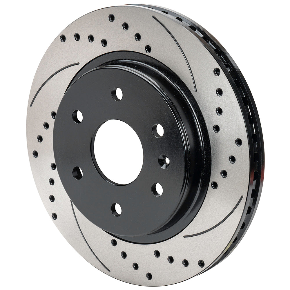 Wilwood Rotor-SRP-Drill/Slot-RH-BLK 13.38 x 1.25 - 6x5.5