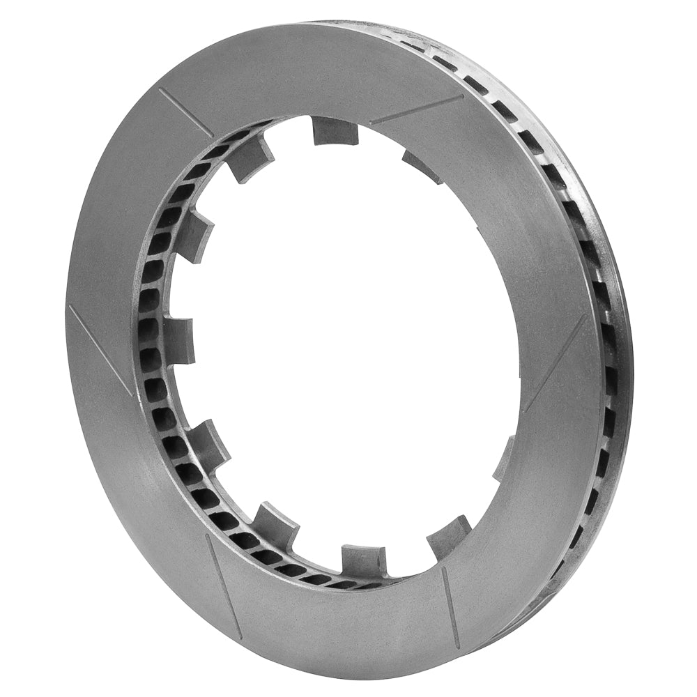Wilwood GT 48 Slotted Curved Vane Spec-37 Dynamic 12 Lug Mount Rotor 13in Dia. 1.25in Width 160-16534