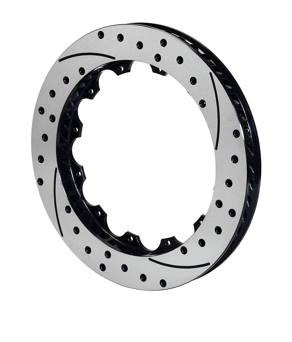 Wilwood 160-8397-BK SRP Drilled & Slotted Rotor 14x1.25 Black L/H