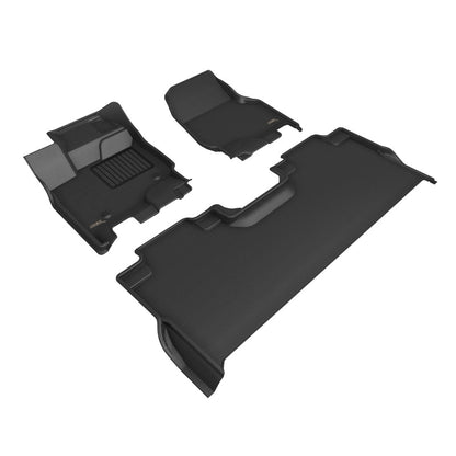3D MAXpider KAGU 1st & 2nd Row Floor Mats for Ford F-150 SuperCrew 2021-2026 - L1FR17301509