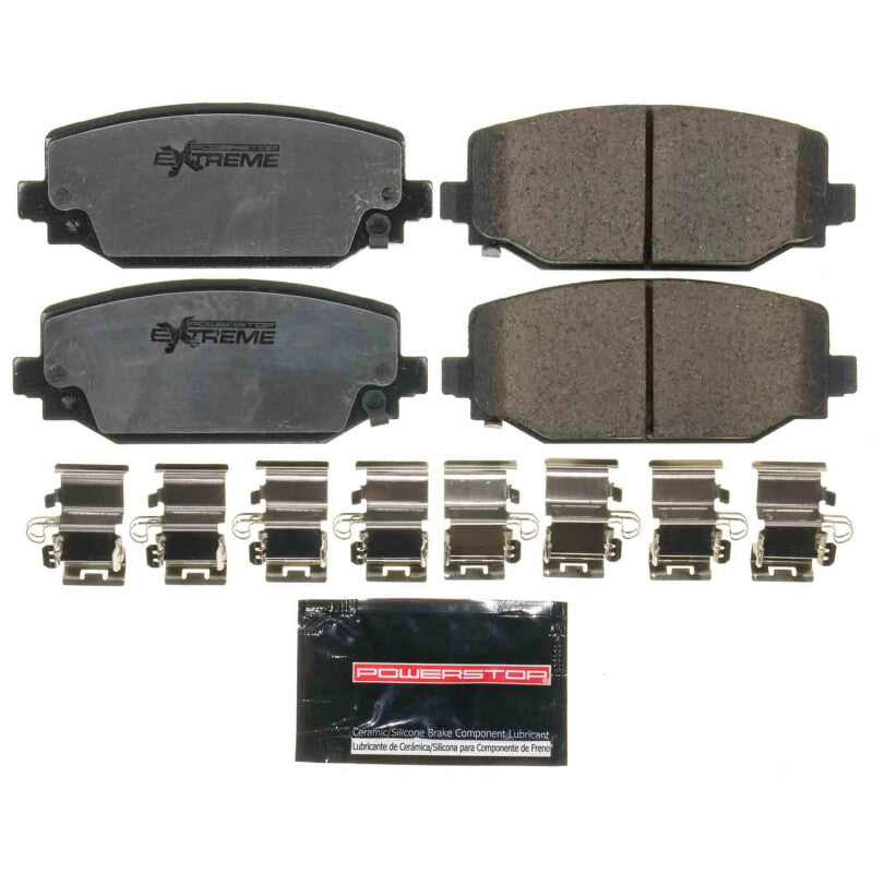 Power Stop 2022 Jeep Grand Cherokee Rear Z36 Truck & Tow Brake Pads w/Hardware PowerStop