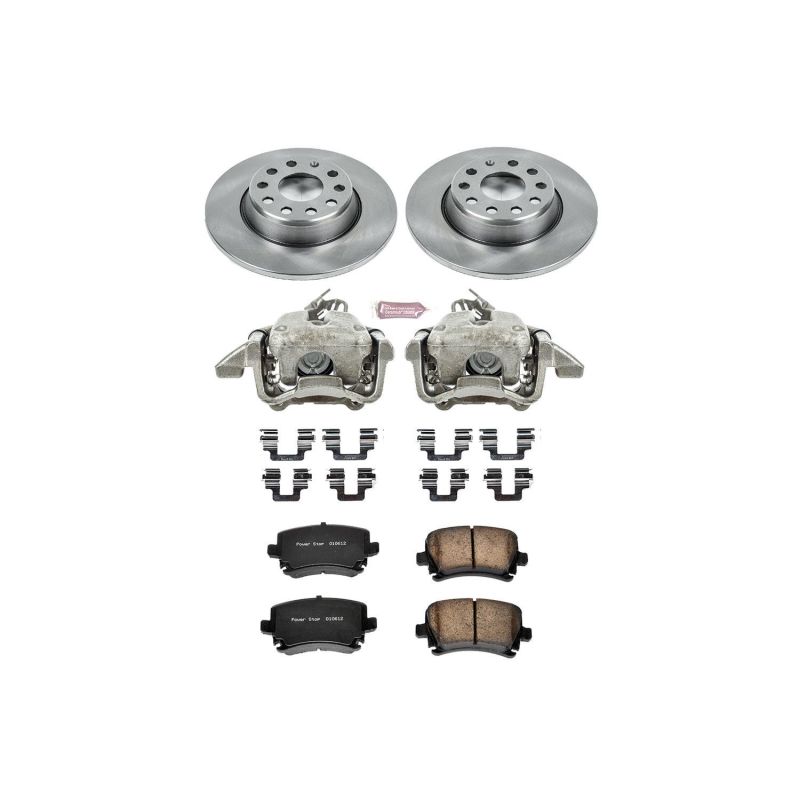 Power Stop 06-09 Audi A3 Rear Autospecialty Brake Kit w/Calipers PowerStop