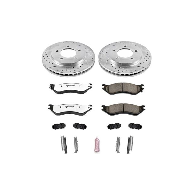 Power Stop 97-02 Ford Expedition Front Z36 Truck & Tow Brake Kit PowerStop