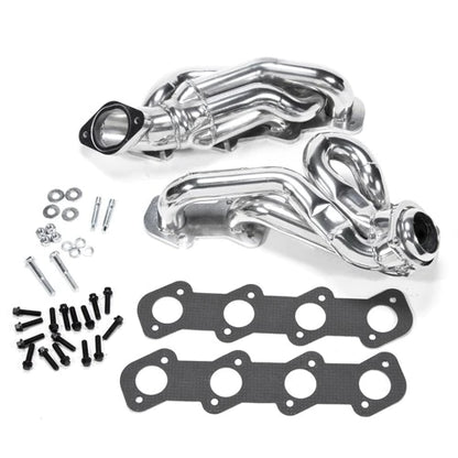 BBK Ford Mustang GT 4.6 1-5/8 Shorty Exhaust Headers Polished Silver Ceramic 96-04 BBK