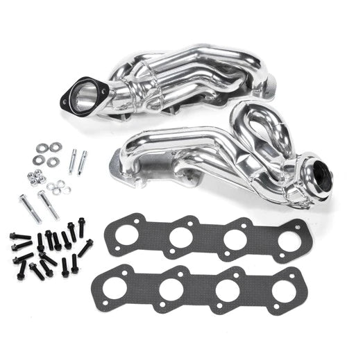 BBK Ford Mustang GT 4.6 1-5/8 Shorty Exhaust Headers Polished Silver Ceramic 96-04