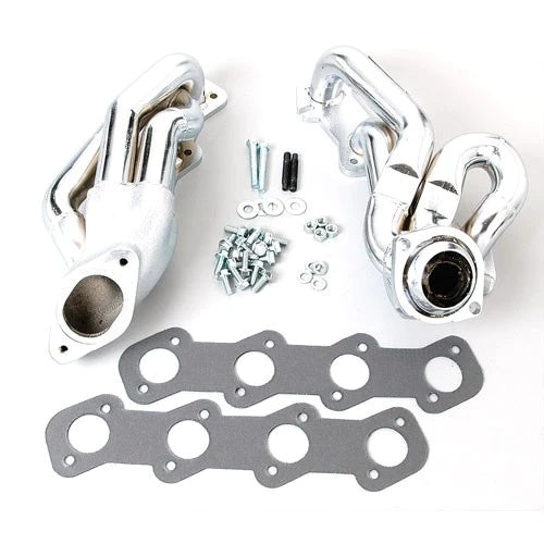 BBK Ford Mustang GT 4.6 1-5/8 Shorty Exhaust Headers Polished Silver Ceramic 96-04 BBK