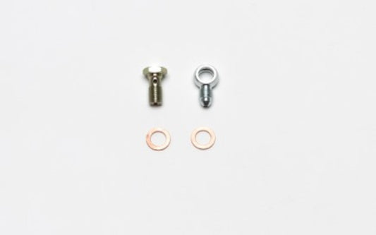 Wilwood Fitting Kit -3 Male w/ 3/8-24 Banjo Bolt (For Banjo Outlet Master Cylinders) Wilwood