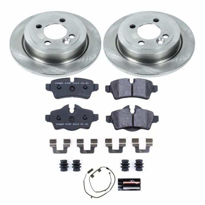 Power Stop 07-08 Mini Cooper Rear Track Day SPEC Brake Kit PowerStop