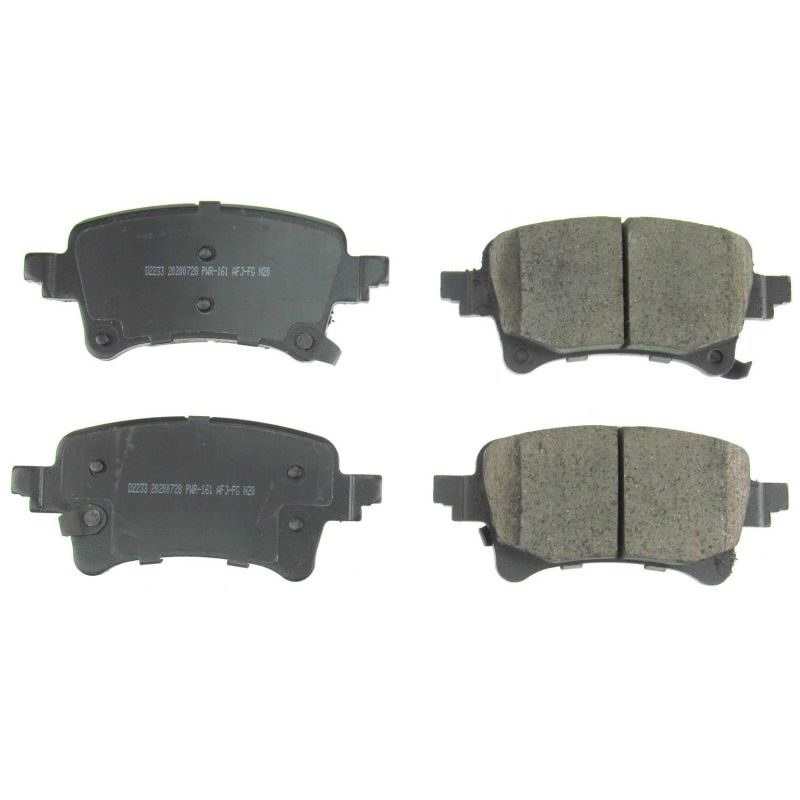 Power Stop 2020 Jeep Gladiator Rear Z16 Evolution Ceramic Brake Pads PowerStop