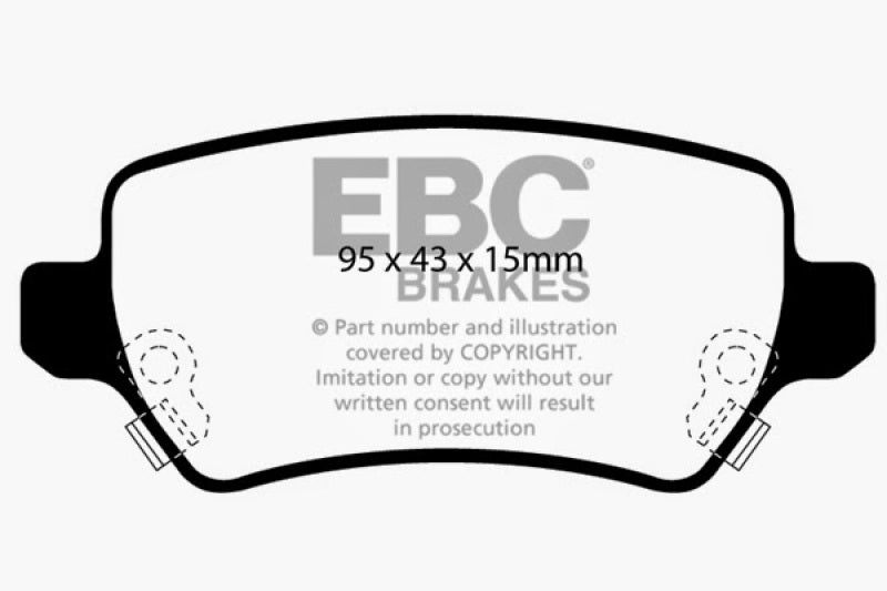 EBC YellowStuff Rear Brake Pads - DP41447R