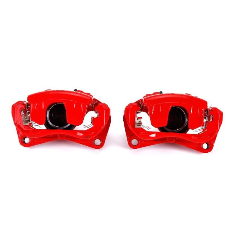 Power Stop 07-10 Nissan Altima Front Red Calipers w/Brackets - Pair PowerStop