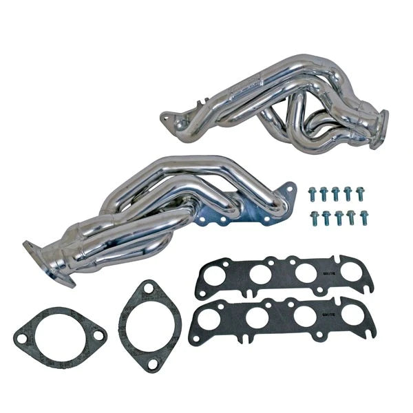 BBK Ford Mustang GT 1-3/4 Shorty Exhaust Headers Polished Silver Ceramic 11-14 BBK