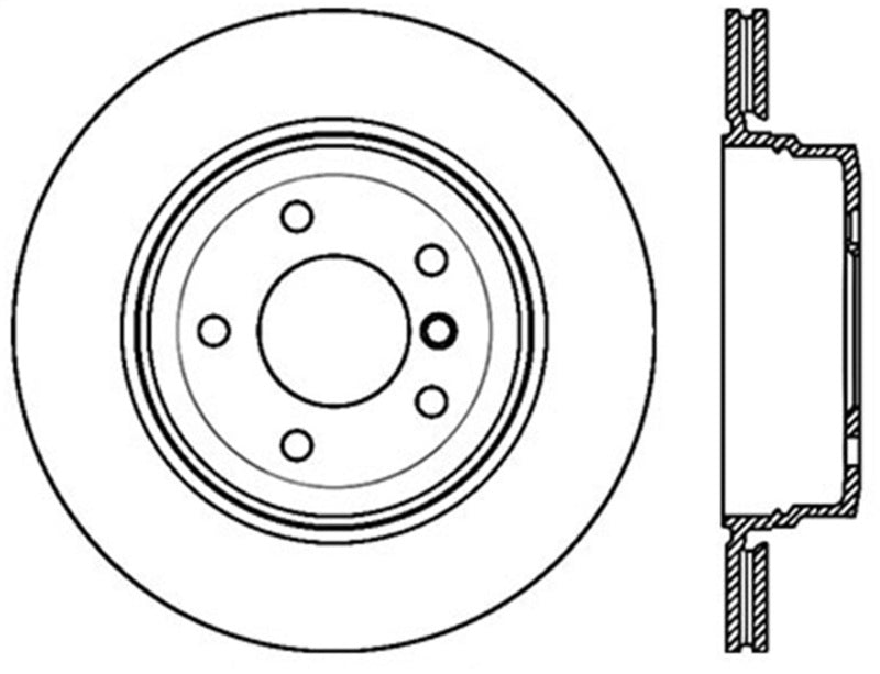 StopTech Drilled Sport Brake Rotor