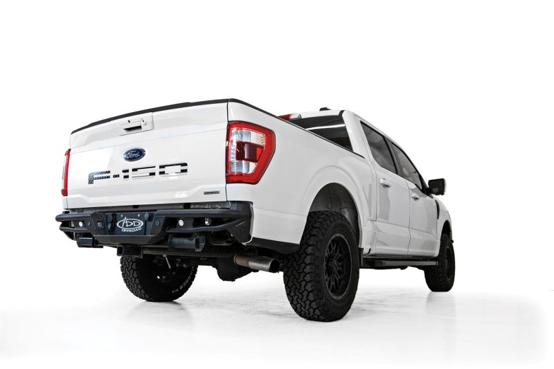 Addictive Desert Designs 21-23 Ford F-150 PRO Bolt-On Rear Bumper w/ Back-up Sensor Cutouts Addictive Desert Designs