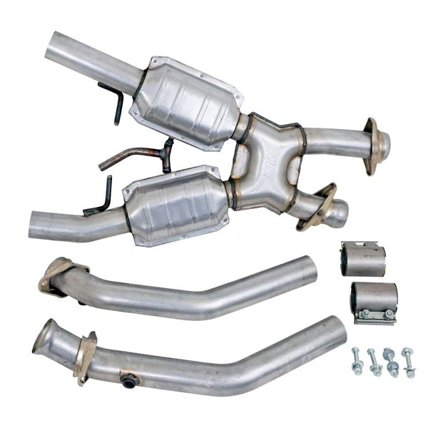 BBK Ford Mustang 5.0L 2-1/2 High Flow Catted X-Pipe 86-93 BBK