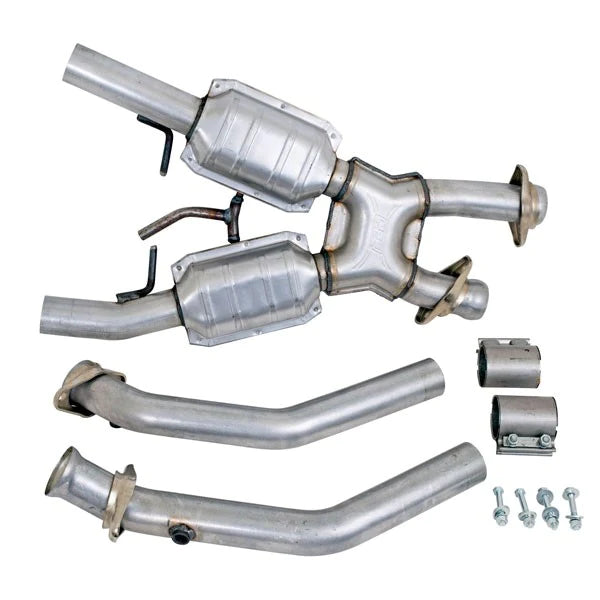 BBK Ford Mustang 5.0L 2-1/2 High Flow Catted X-Pipe 86-93