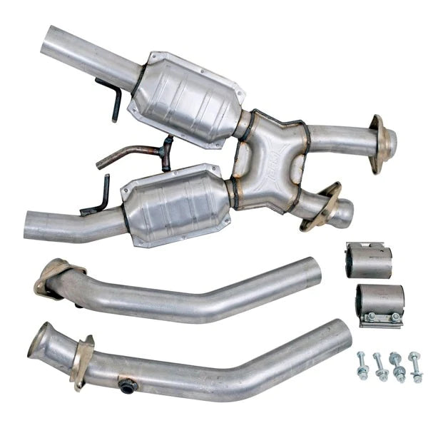 BBK Ford Mustang 5.0L 2-1/2 High Flow Catted X-Pipe 94-95 BBK