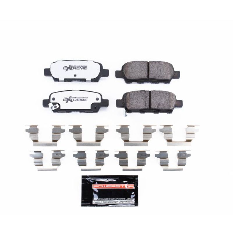 Power Stop 08-10 Infiniti EX35 Rear Z26 Extreme Street Brake Pads w/Hardware PowerStop