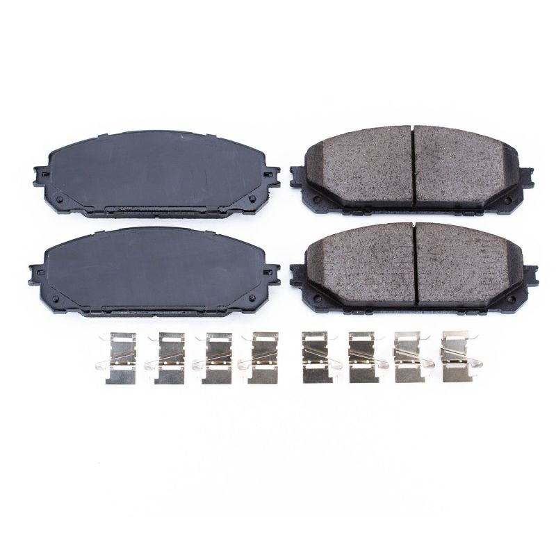 Power Stop 14-20 Jeep Cherokee Front Z17 Evolution Ceramic Brake Pads w/Hardware PowerStop