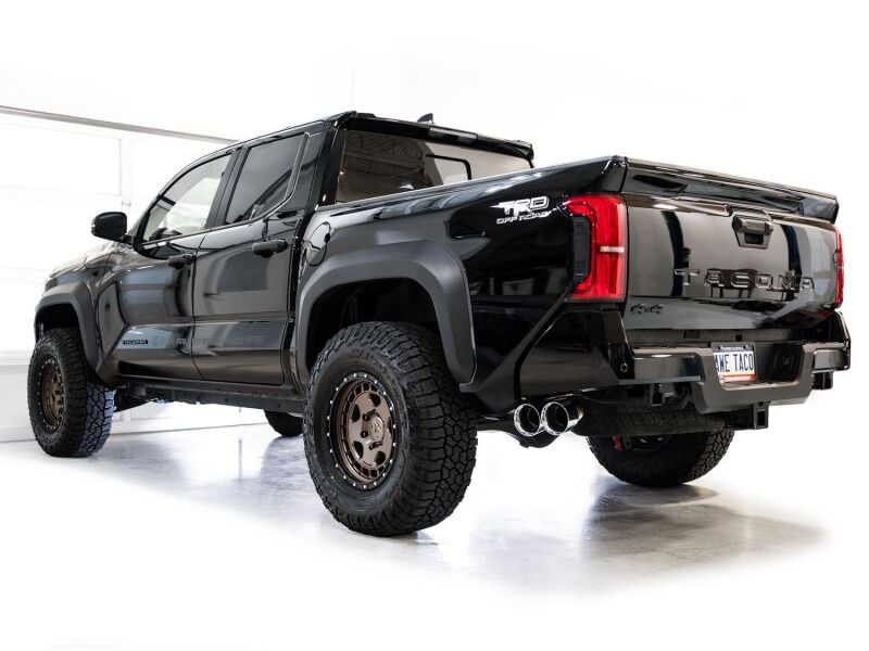 AWE Exhaust for 4th Gen Toyota Tacoma Dual Chrome Silver Tips AWE Tuning