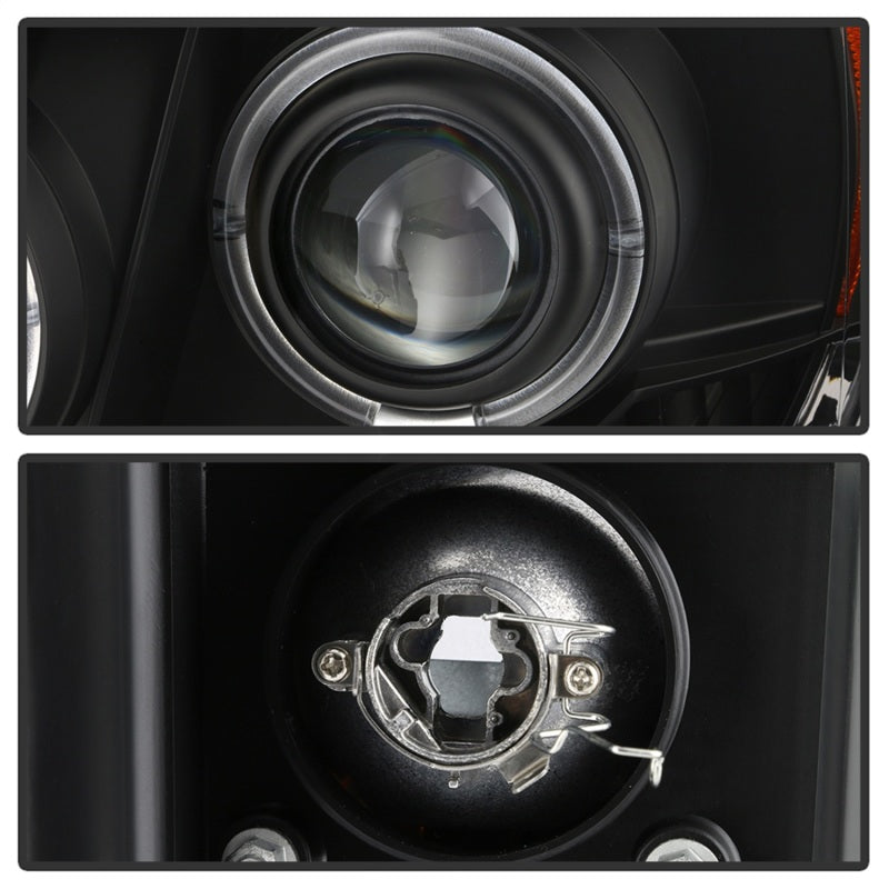 Spyder Chevy Suburban 1500 07-14 Projector Headlights LED Halo LED All Black PRO-YD-CSUB07-HL-BKV2 SPYDER