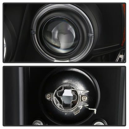 Spyder Chevy Suburban 1500 07-14 Projector Headlights LED Halo LED All Black PRO-YD-CSUB07-HL-BKV2 SPYDER
