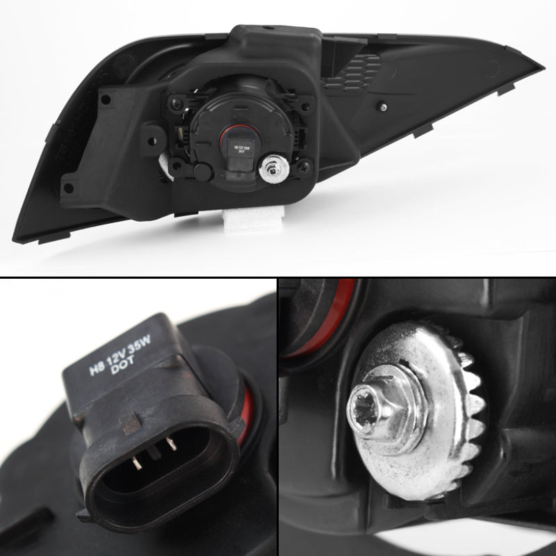 Spyder Honda CRV 2012-2014 OEM Fog Lights W/Switch Clear FL-HCRV2012-C SPYDER